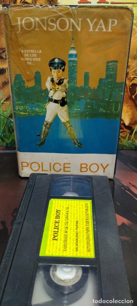 Cine: VHS POLICE BOY (EL CHICO BIONICO) VHS ORIGINAL DESCATALOGADO. ARTES MARCIALES
