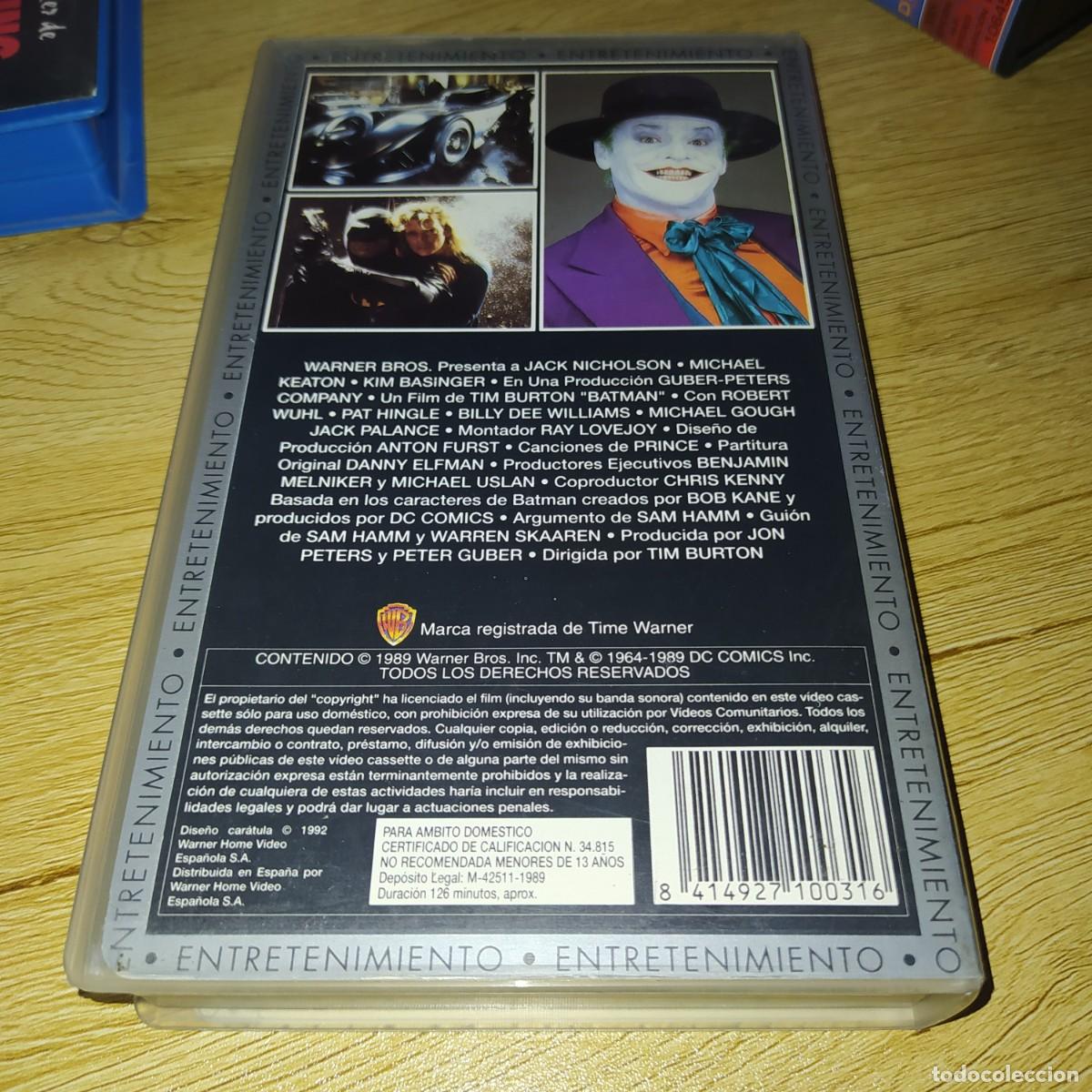 Cine: VHS Batman edici&oacute;n 1992 - Foto 2