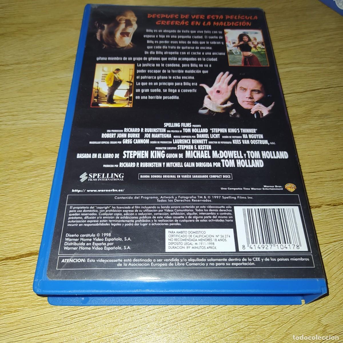 Cine: VHS Thinner Stephen King - Foto 2