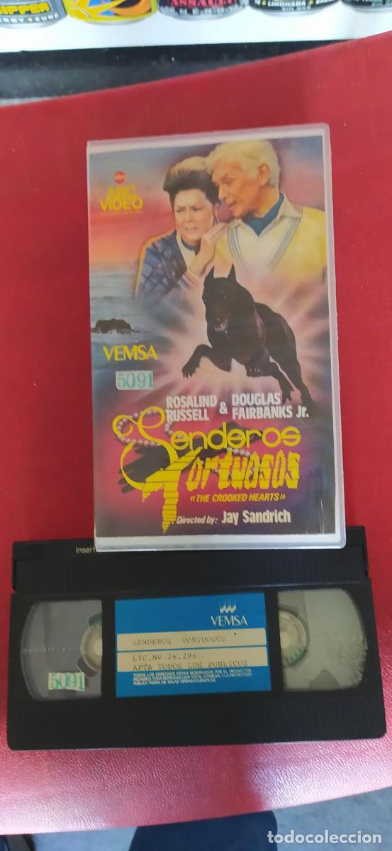 Cine: VHS- SENDEROS TORTUOSOS. VEMSA