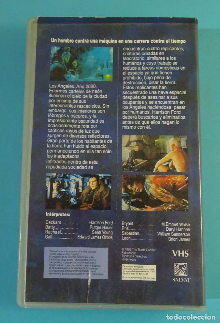 Cine: VHS BLADE RUNNER. HARRISON FORD - Foto 3