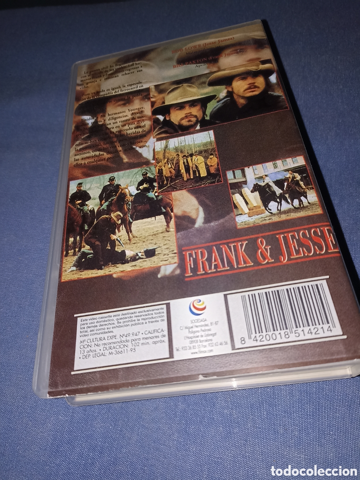 Cine: FRANK & JESSE- ROB LOWE- VHS - Foto 2