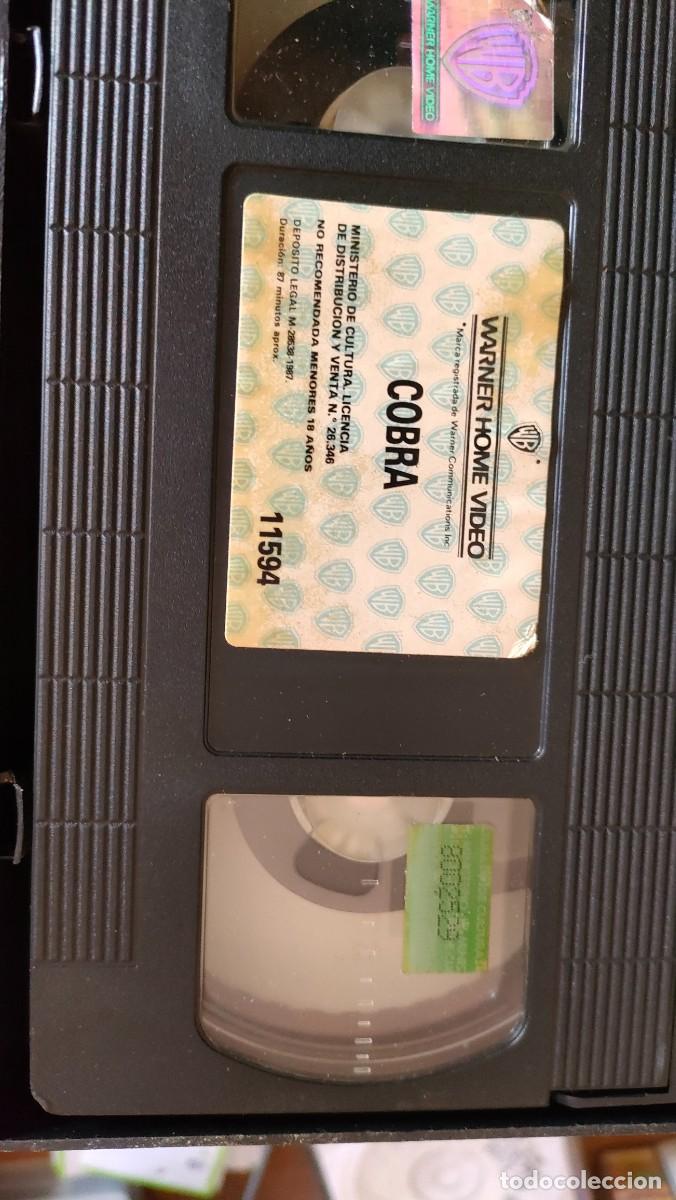 Cine: VHS - COBRA - STALLONE - Foto 2