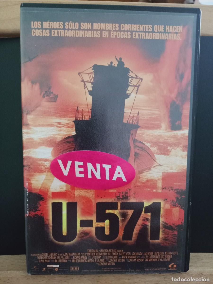 Cin&eacute;ma: U-571 - ESTUCHE GRANDE - VIDEOCLUB TAPS - VHS