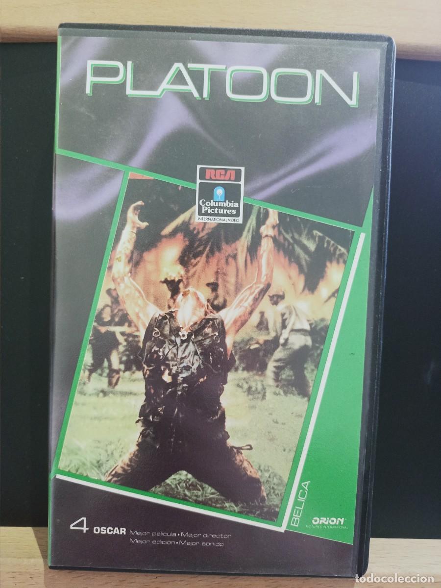 Cine: PLATOON - ESTUCHE - VHS - Foto 1
