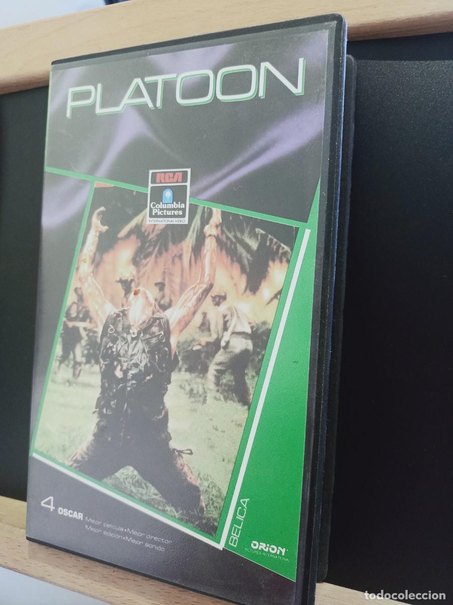 Cine: PLATOON - ESTUCHE - VHS - Foto 2