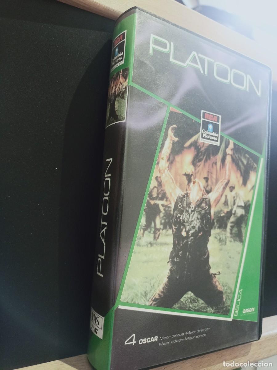 Cine: PLATOON - ESTUCHE - VHS - Foto 3