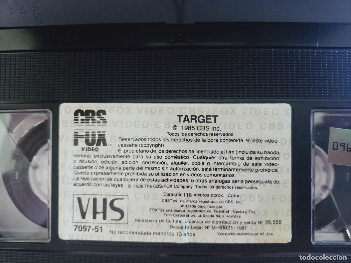 Cine: TARGET - ESTUCHE - VHS - Foto 7