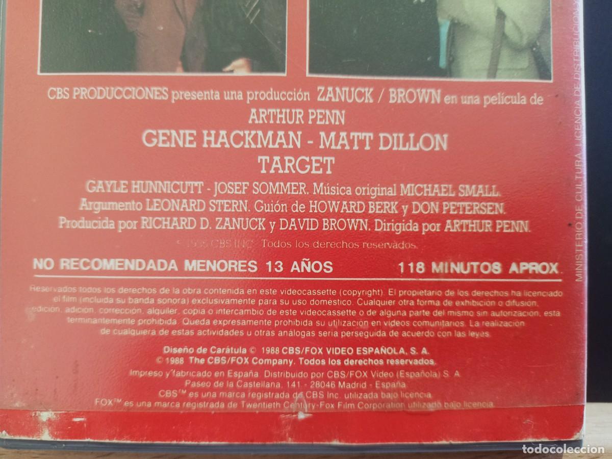 Cine: TARGET - ESTUCHE - VHS - Foto 10