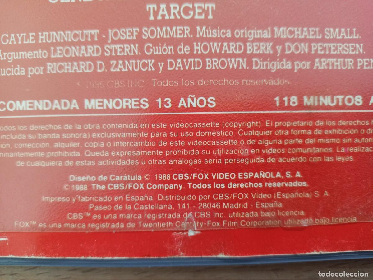Cine: TARGET - ESTUCHE - VHS - Foto 11