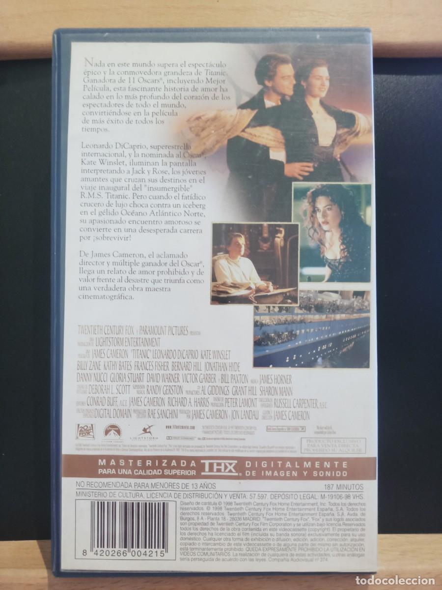 Cine: TITANIC - ESTUCHE - VHS - Foto 8