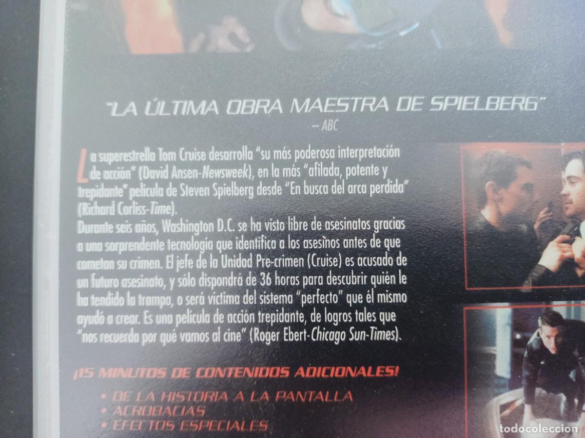 Cine: MINORITY REPORT - ESTUCHE - VHS - Foto 10