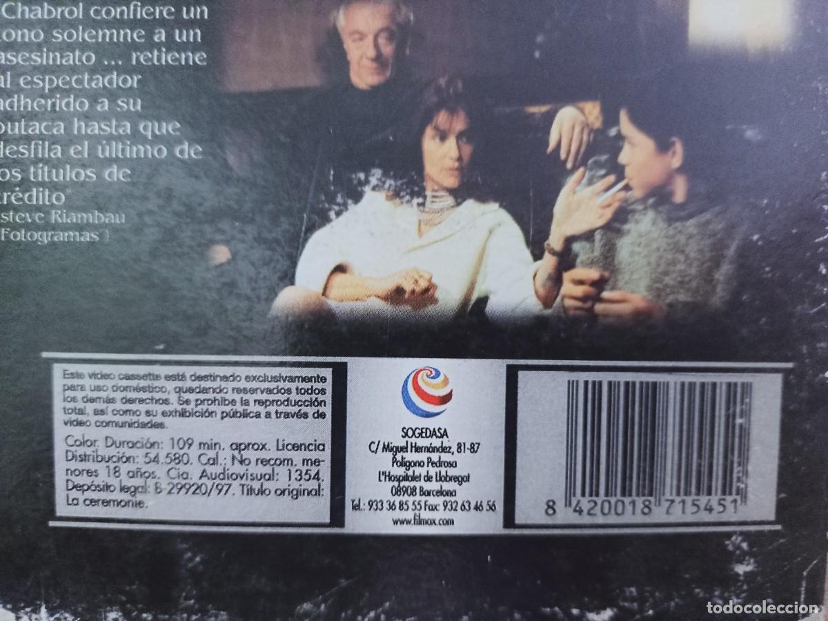 Cine: LA CEREMONIA - VHS - Foto 3