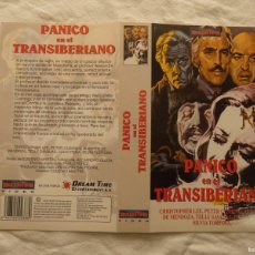 Cine: SOLO CARATULA VHS ORIGINAL - PANICO EN EL TRANSIBERIANO