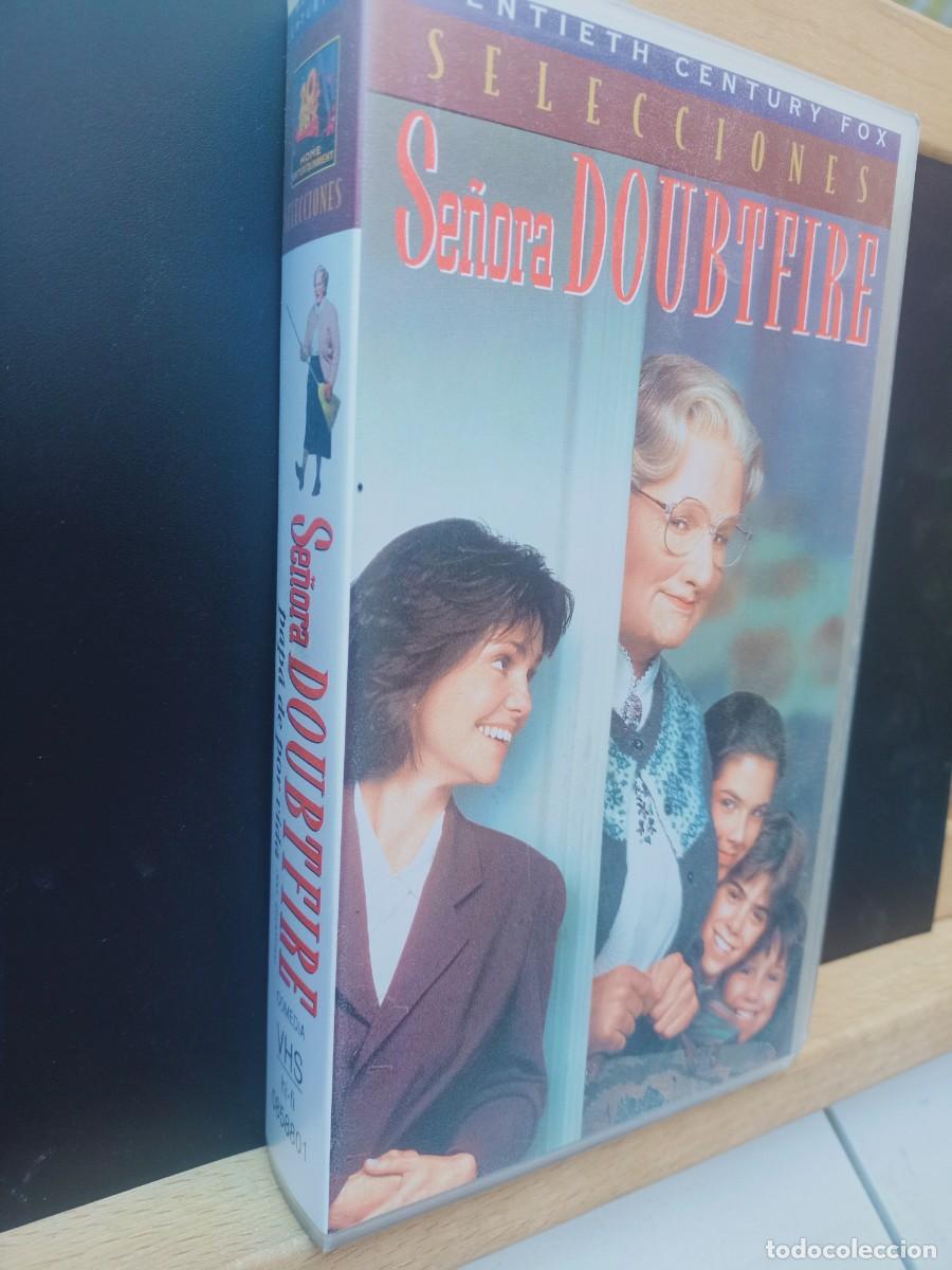 Cine: SE&Ntilde;ORA DOUBTFIRE - 1994 - EN ESTUCHE . VHS - Foto 1