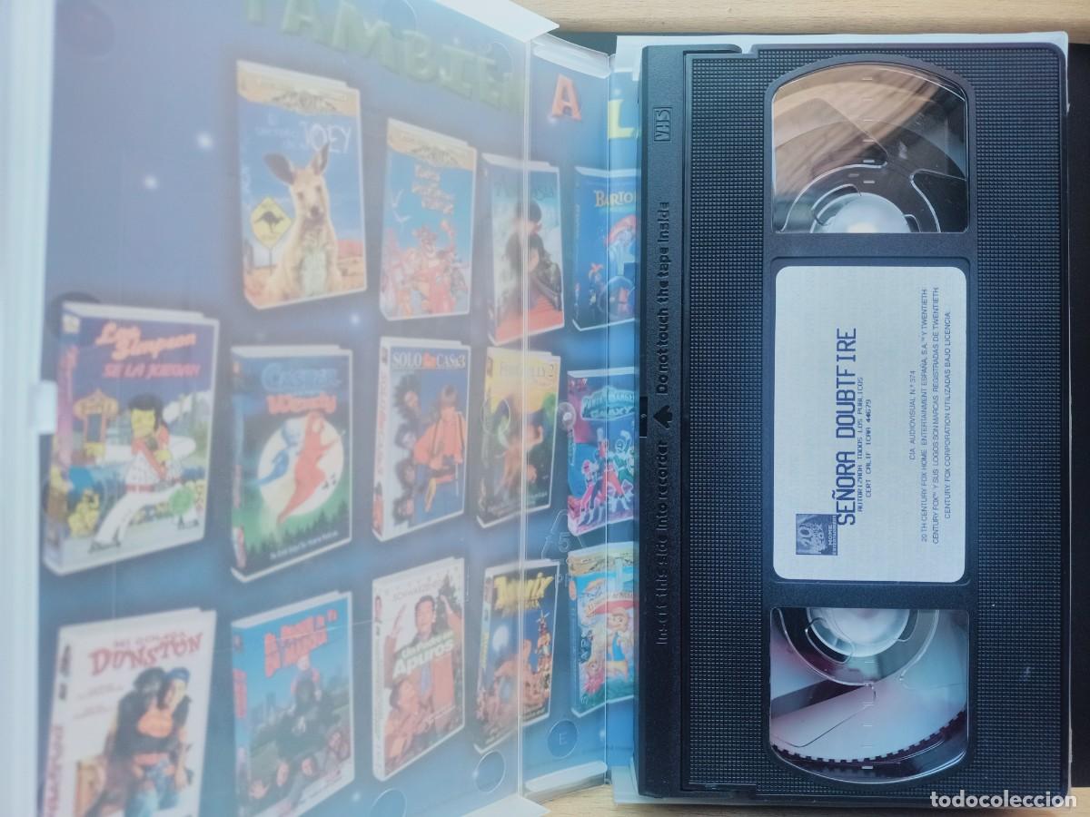 Cine: SE&Ntilde;ORA DOUBTFIRE - 1994 - EN ESTUCHE . VHS - Foto 3