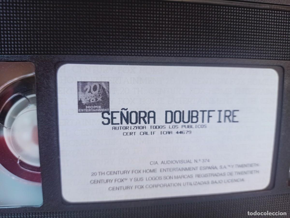 Cine: SE&Ntilde;ORA DOUBTFIRE - 1994 - EN ESTUCHE . VHS - Foto 4
