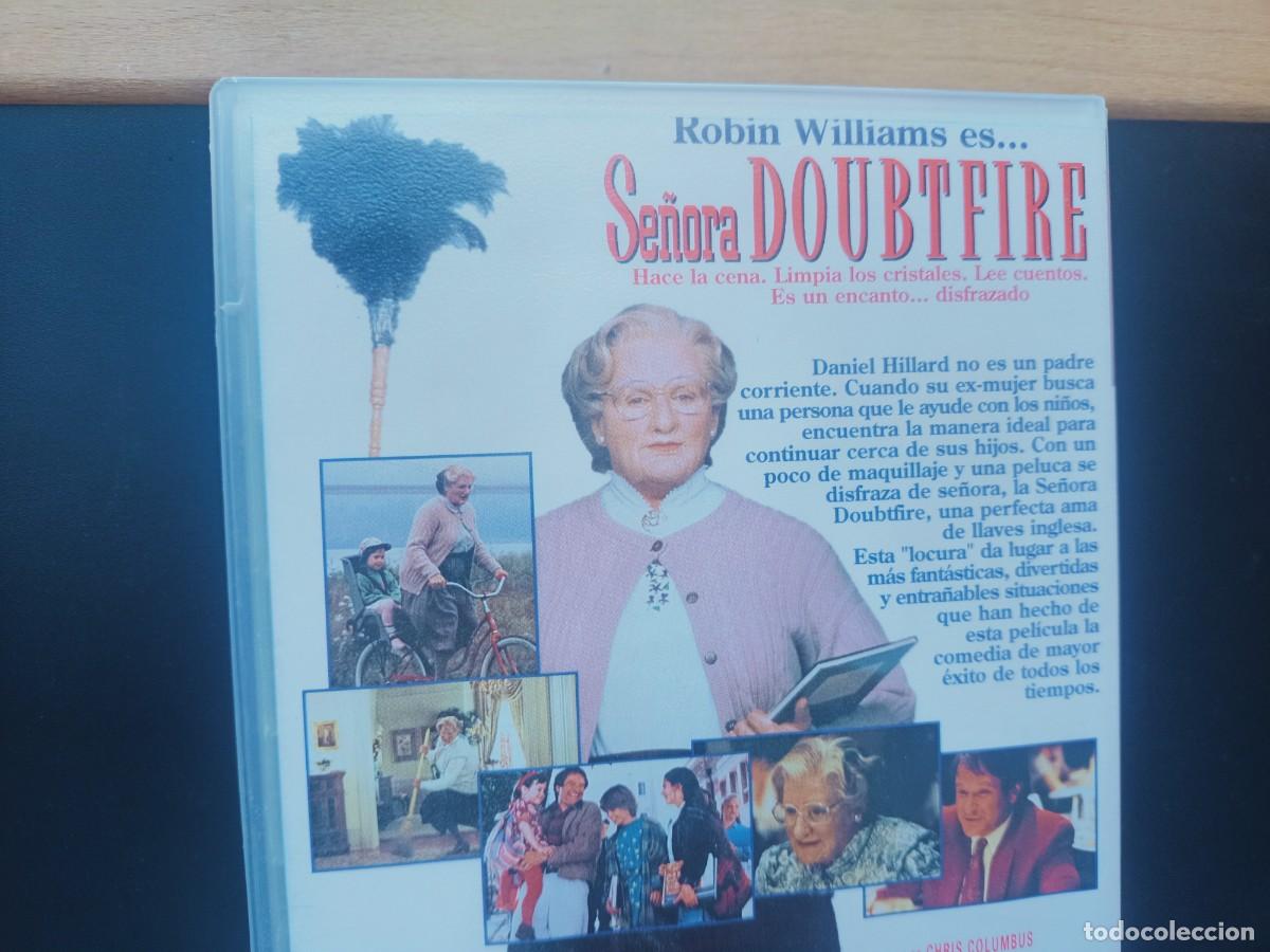 Cine: SE&Ntilde;ORA DOUBTFIRE - 1994 - EN ESTUCHE . VHS - Foto 6