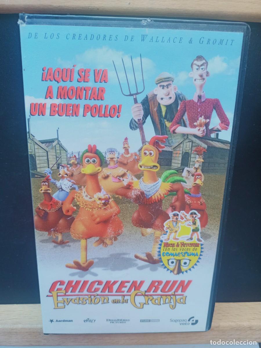 Cine: CHICKEN RUN, EVASI&Oacute;N EN LA GRANJA - 2000 - EN ESTUCHE - VHS