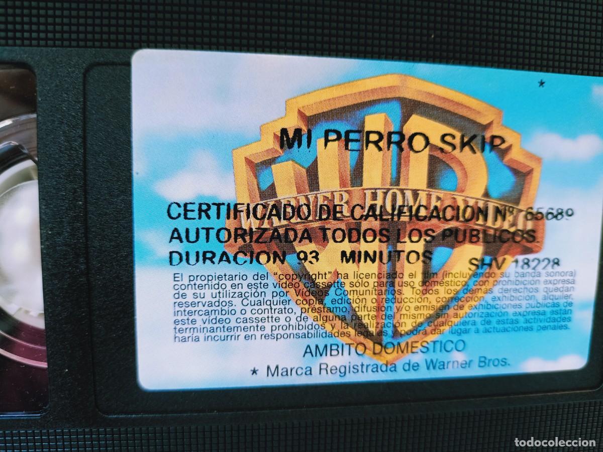 Cine: MI PERRO SKIP - 1999 - EN ESTUCHE - VHS - Foto 10