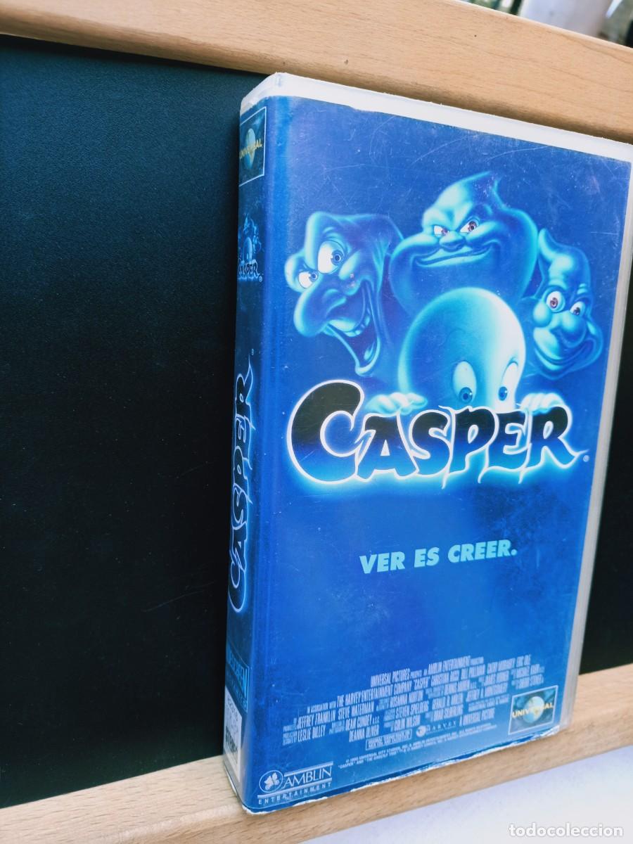 Cine: CASPER - 1995 - EN ESTUCHE - VHS - Foto 2