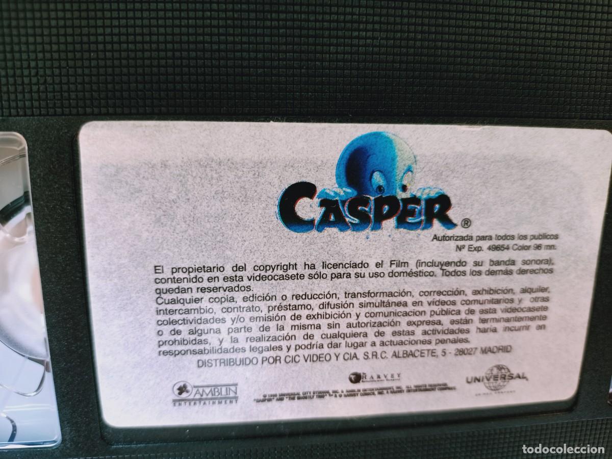 Cine: CASPER - 1995 - EN ESTUCHE - VHS - Foto 5