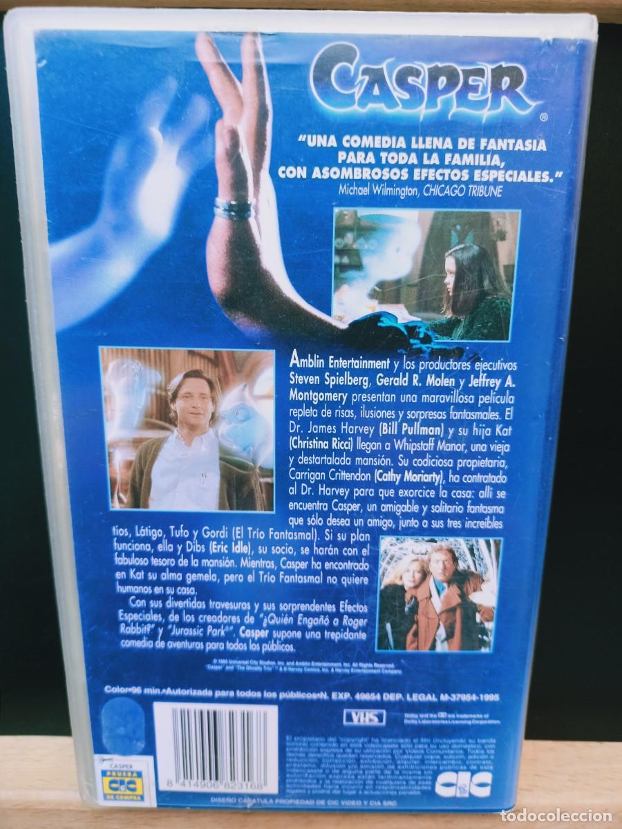 Cine: CASPER - 1995 - EN ESTUCHE - VHS - Foto 6