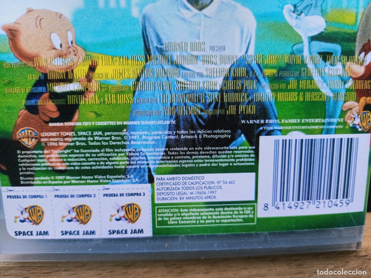 Cine: SPACE JAM - 1997 - EN ESTUCHE - VHS - Foto 11