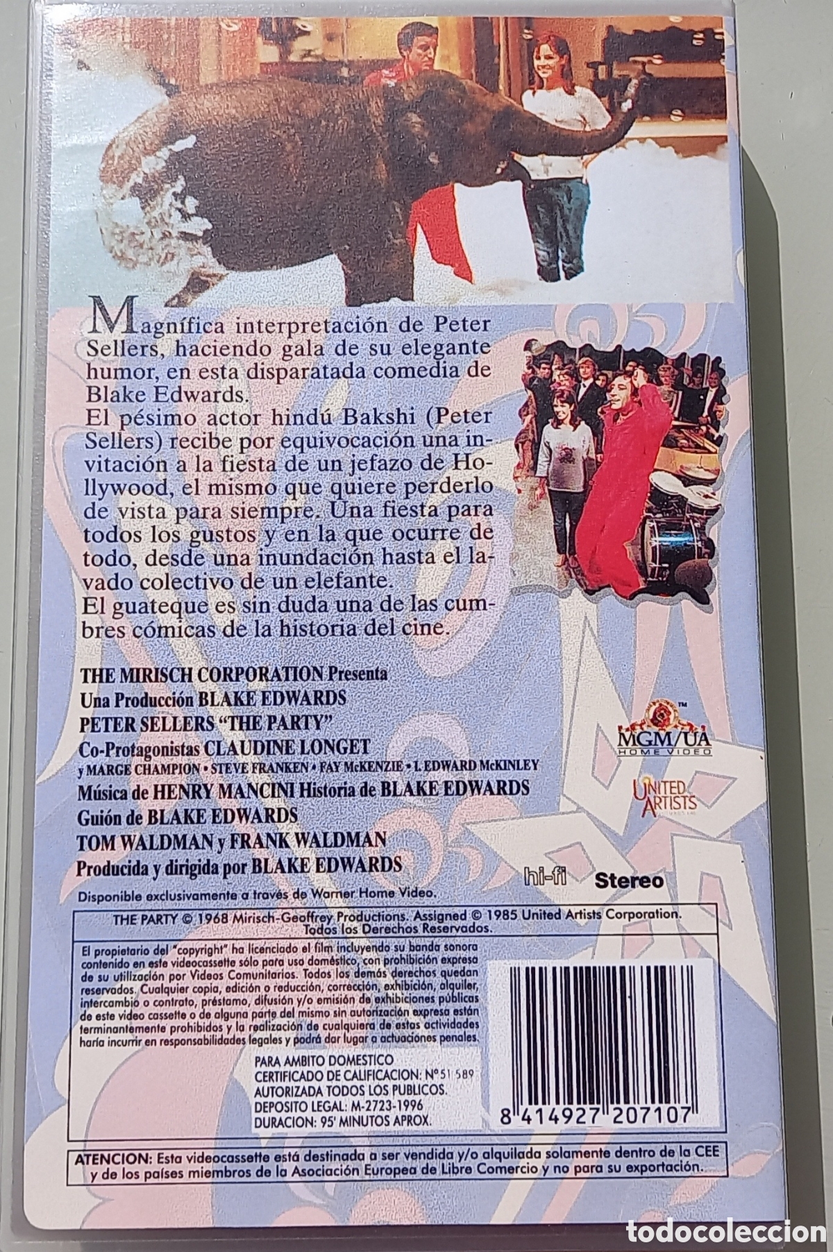 Cine: EL Guateque, 1968. VHS - Foto 2