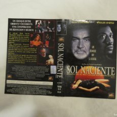 Cine: SOLO CARATULA VHS GRANDE ORIGINAL - SOL NACIENTE - SEAN CONNERY - WESLEY SNIPES