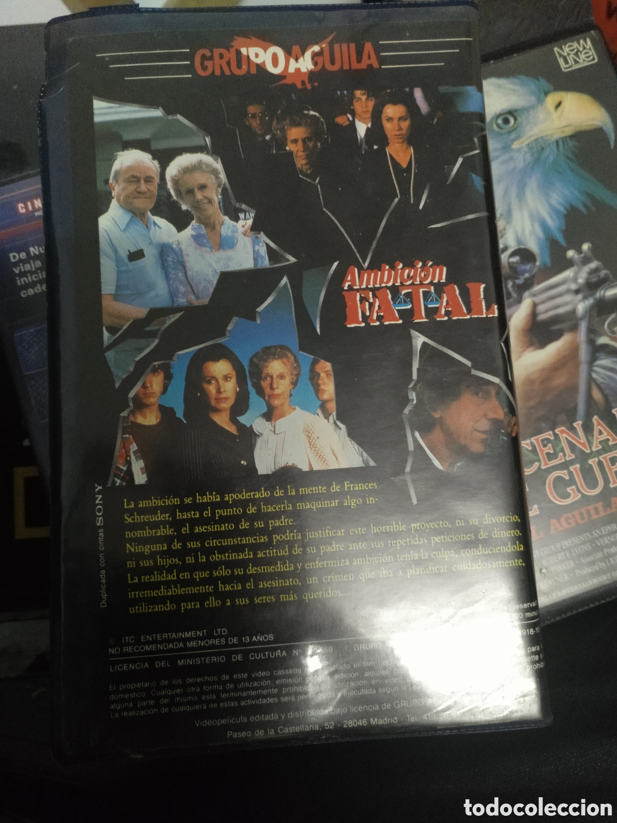 Cine: Ambici&oacute;n fatal VHS - Foto 2