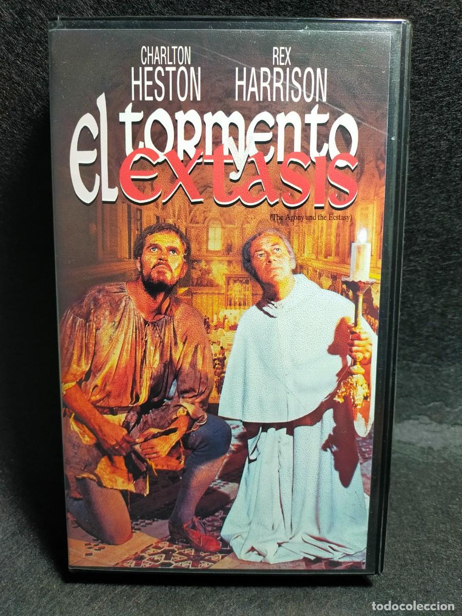 Cine: El Tormento y &Eacute;xtasis VHS Charlon Heston Rex Harrison Cine Hist&oacute;rico RBA
