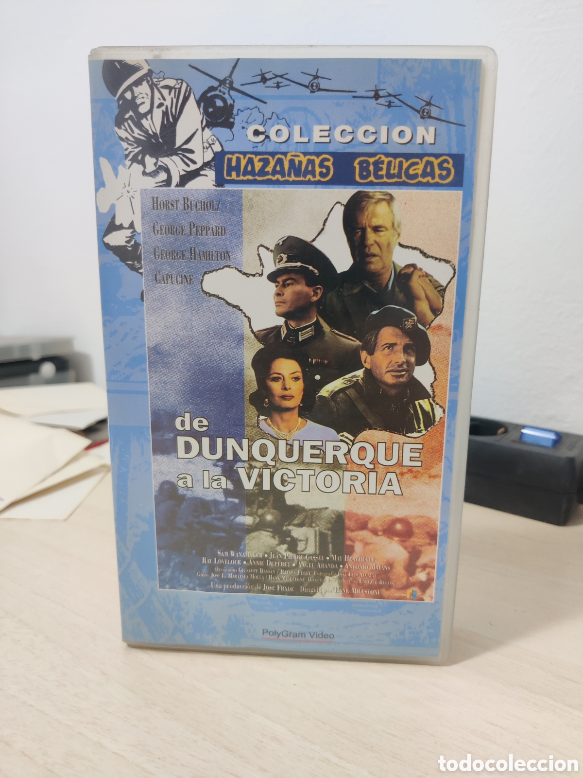 Cine: VHS DE DUNQUERQUE A LA VICTORIA, HAZA&Ntilde;AS BELICAS