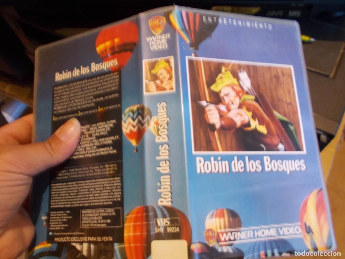 Cine: ROBIN DE LOS BOSQUES VHS - Foto 1