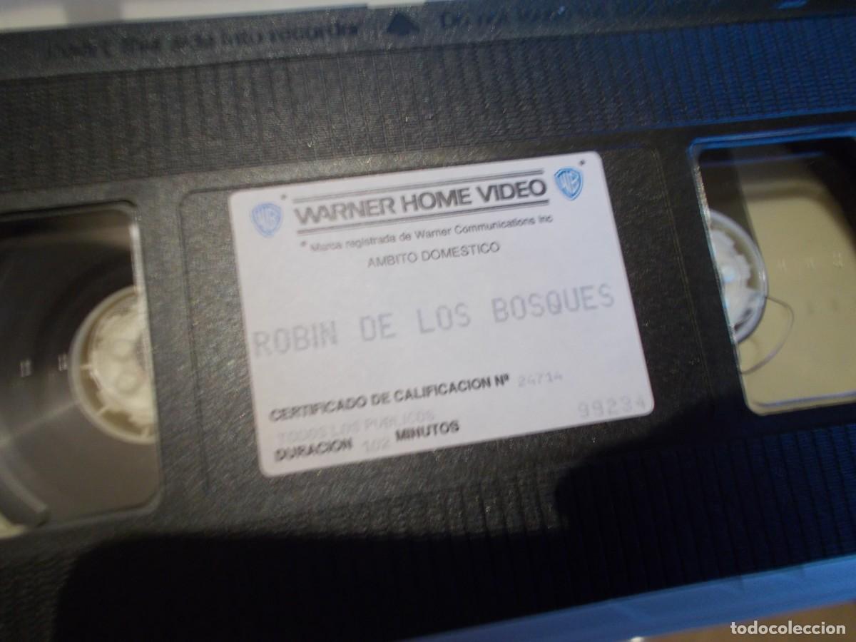 Cine: ROBIN DE LOS BOSQUES VHS - Foto 2