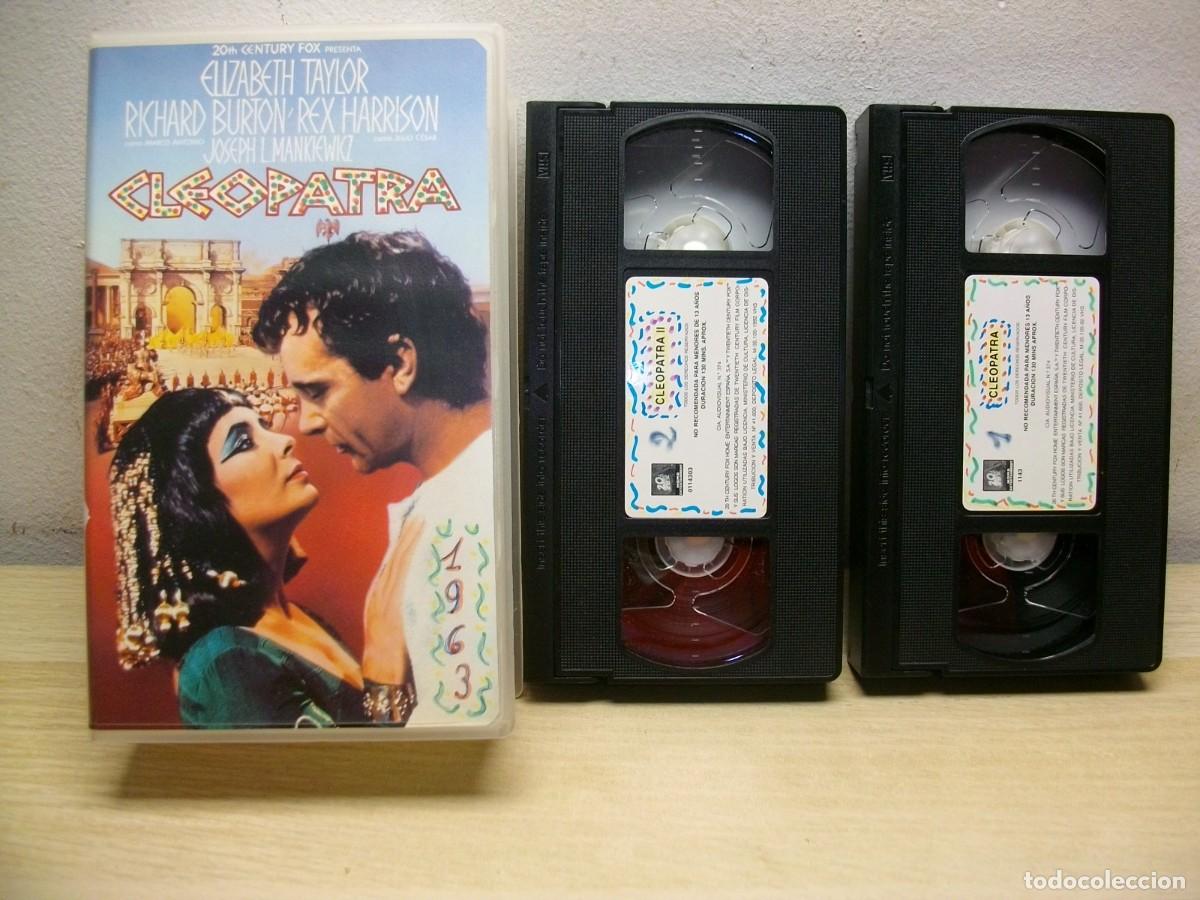 Cine: Cleopatra en 2 VHS - Foto 1