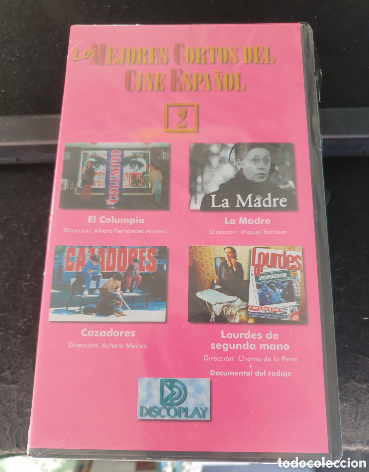 Cine: Los mejores cortos del cine espa&ntilde;ol. VHS. SIN ABRIR