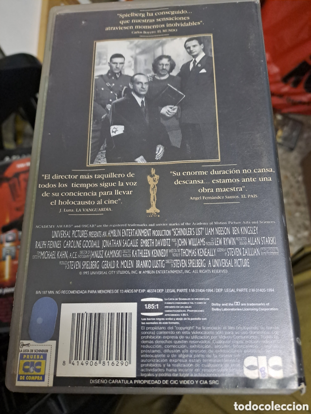 Cine: La lista de Schindler VHS - Foto 2