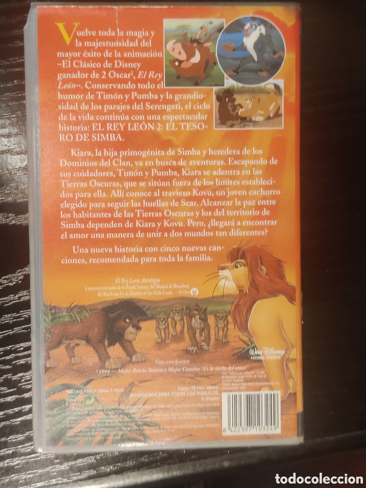 Cine: Rey Le&oacute;n 2 VHS - Foto 2