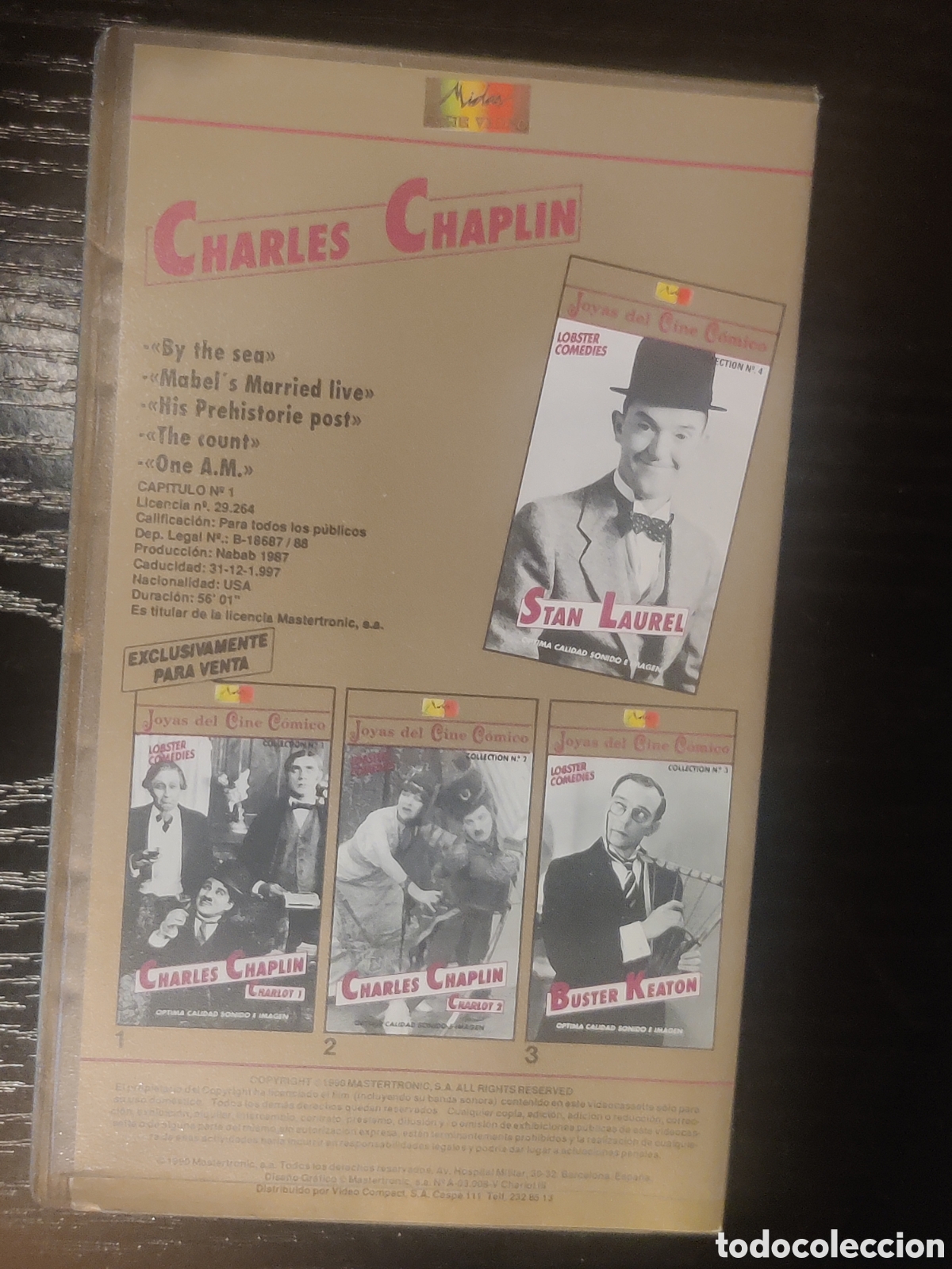 Cine: CHARLES CHAPLIN Charlot 3 VHS - Foto 2