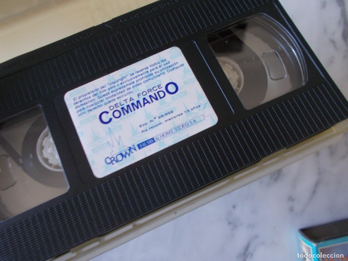 Cine: DELTA FORCE COMMANDO VHS - Foto 3
