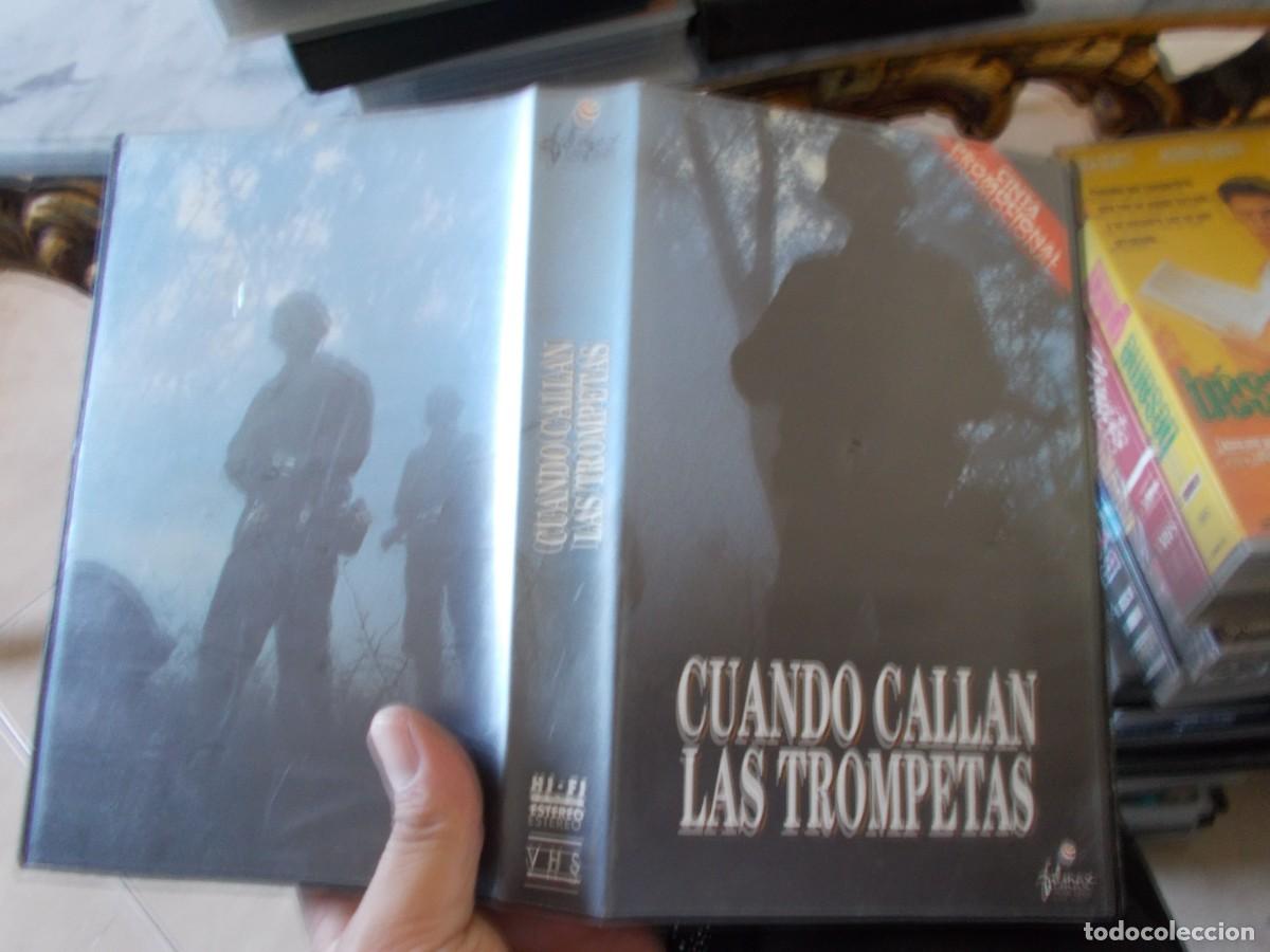 Cine: CUANDO CALLAN LAS TROMPETAS VHS - Foto 1