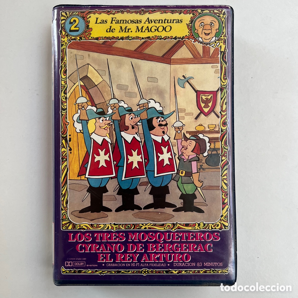 Cine: Mr magoo 2 vhs los tres mosqueteros