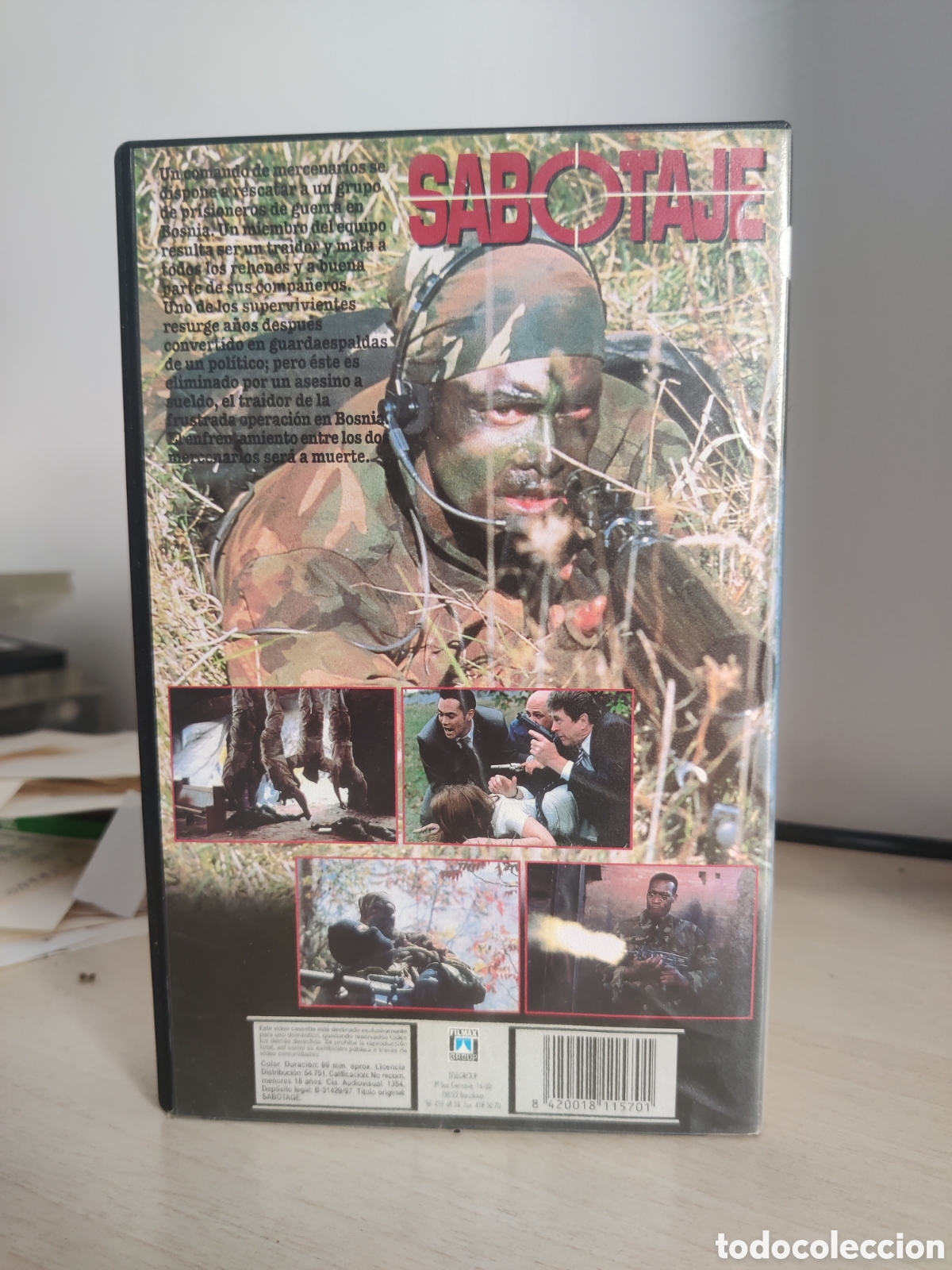 Cine: VHS SABOTAJE , MARK DACASCOS - Foto 3