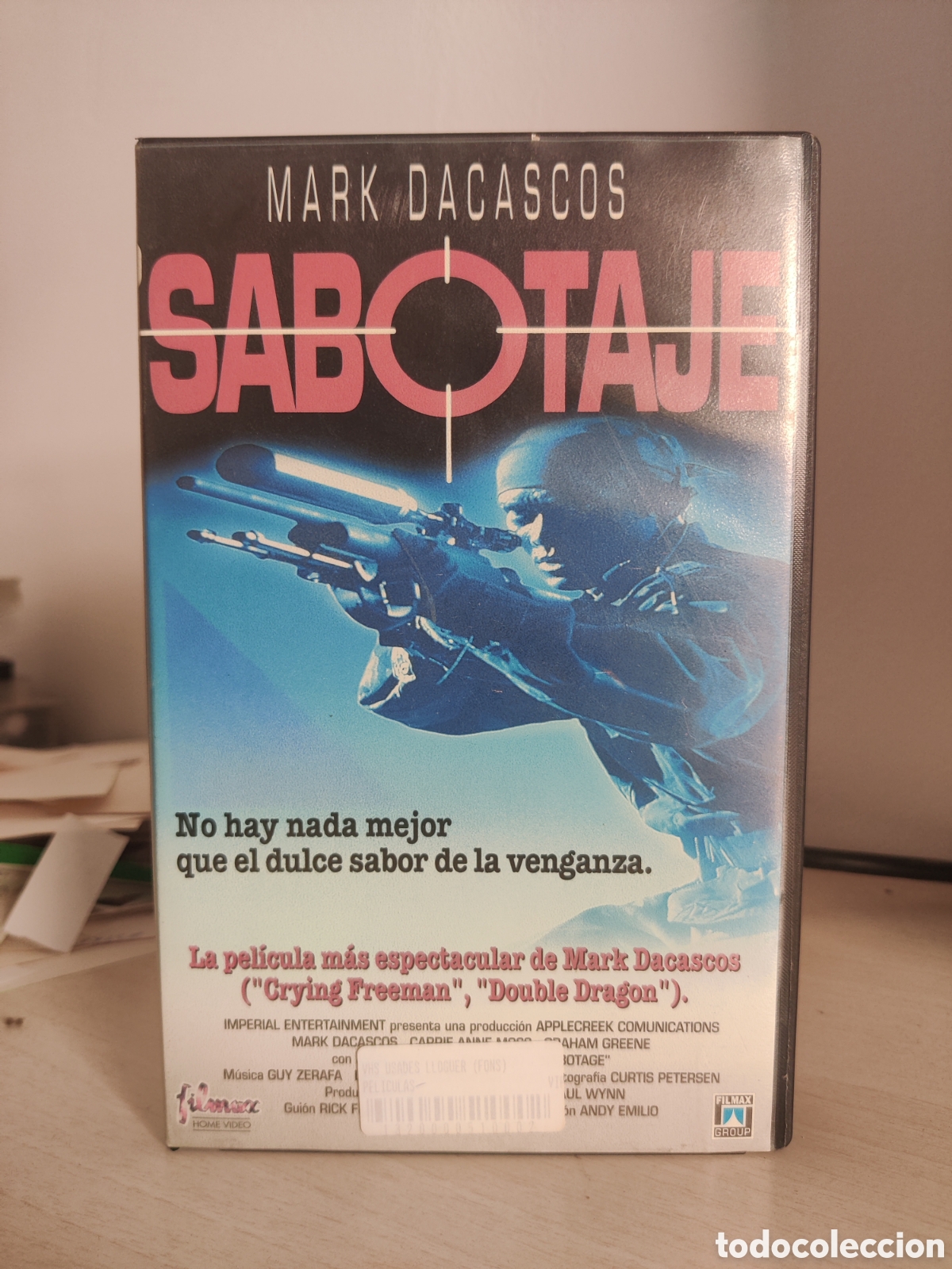 Cine: VHS SABOTAJE , MARK DACASCOS - Foto 1