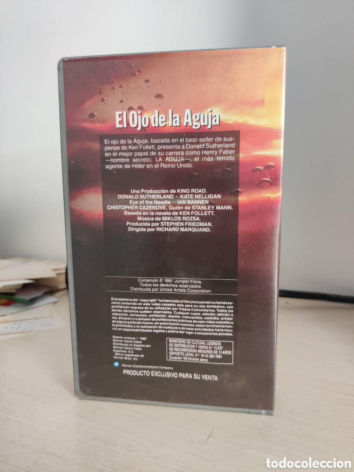 Cine: VHS EL OJO DE LA AGUJA - Foto 3