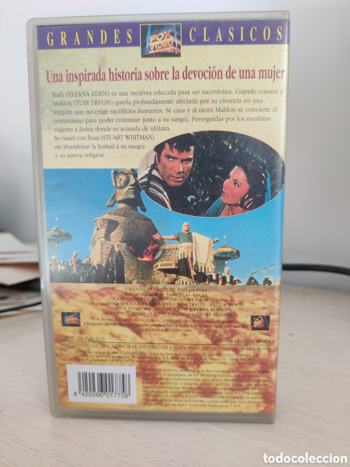 Cine: VHS LA HISTORIA DE RUTH - Foto 3