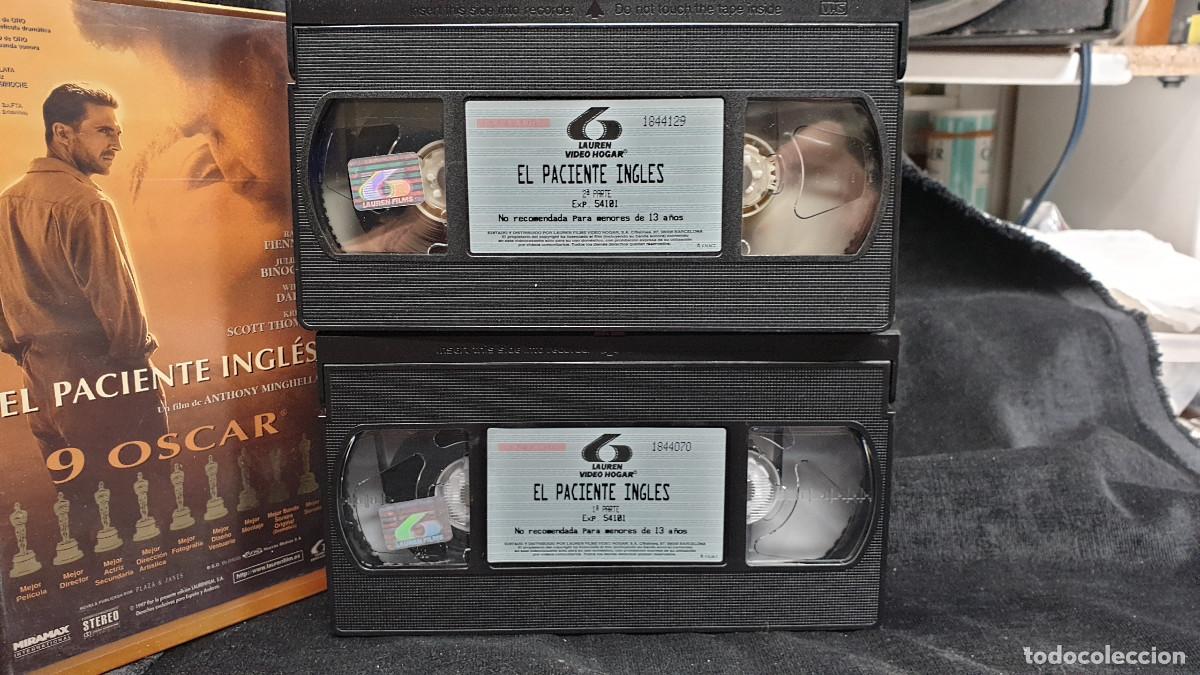 Cine: PACK ESPECIAL VHS EL PACIENTE INGLES - Foto 5