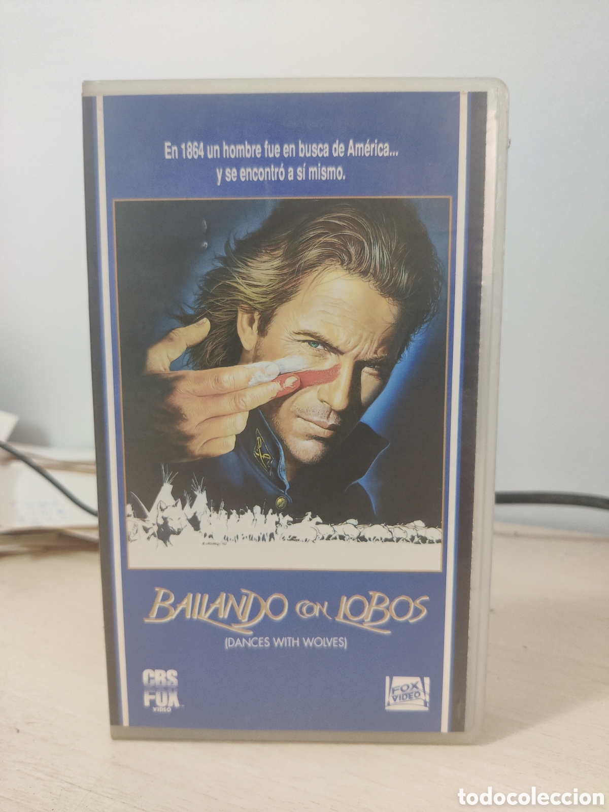 Cine: VHS BAILANDO CON LOBOS - Foto 1