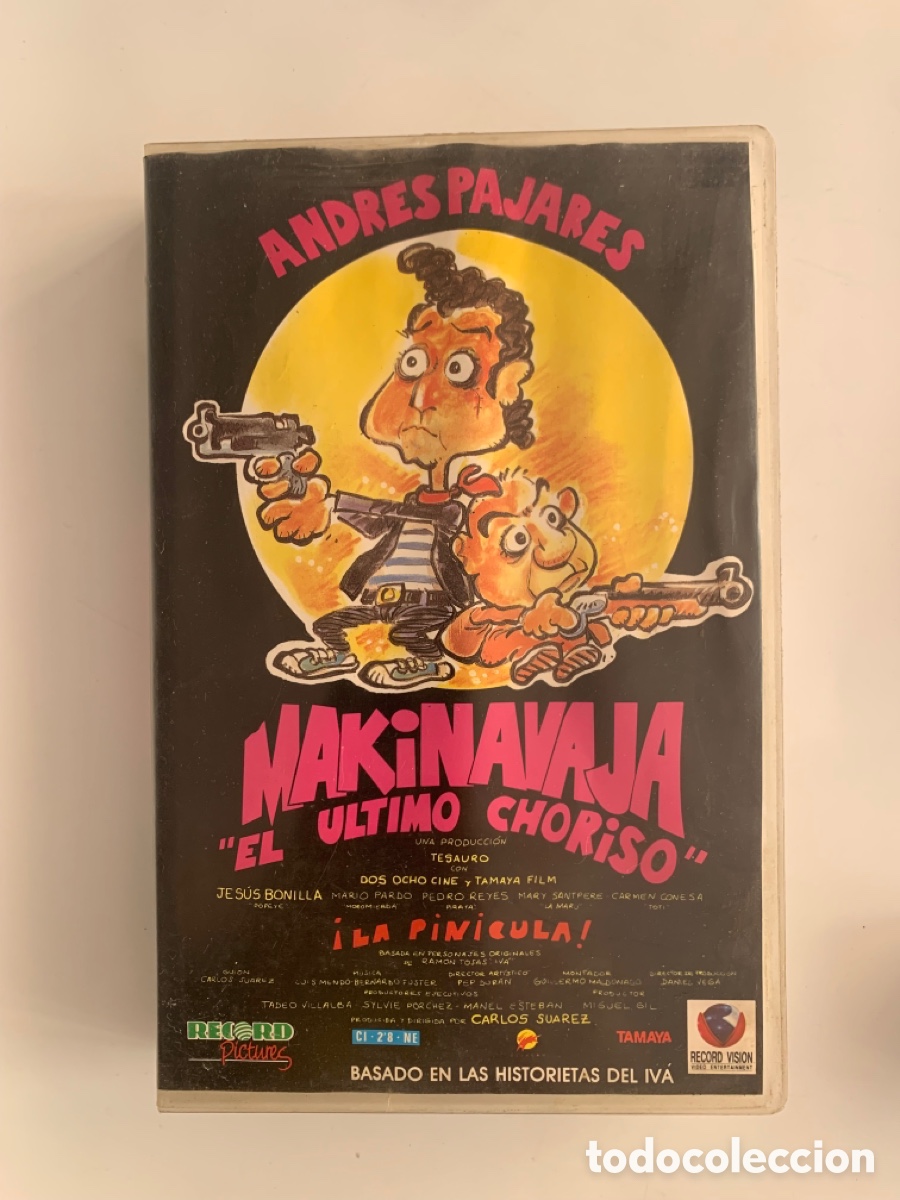 Cinema: Pelicula de videoclub vhs makinavaja el ultimo choriso de 1992